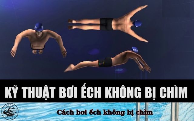 Cách bơi ếch không bị chìm